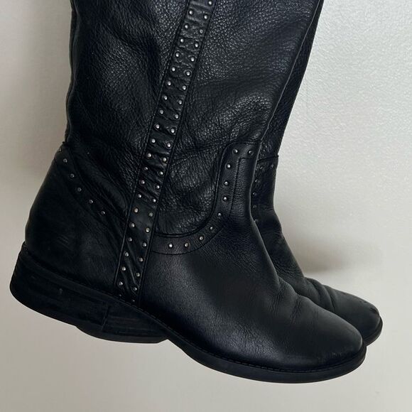 Sam Edelman Prina Black Leather Riding Boots Women’s Size 7.5 - Picture 15 of 15